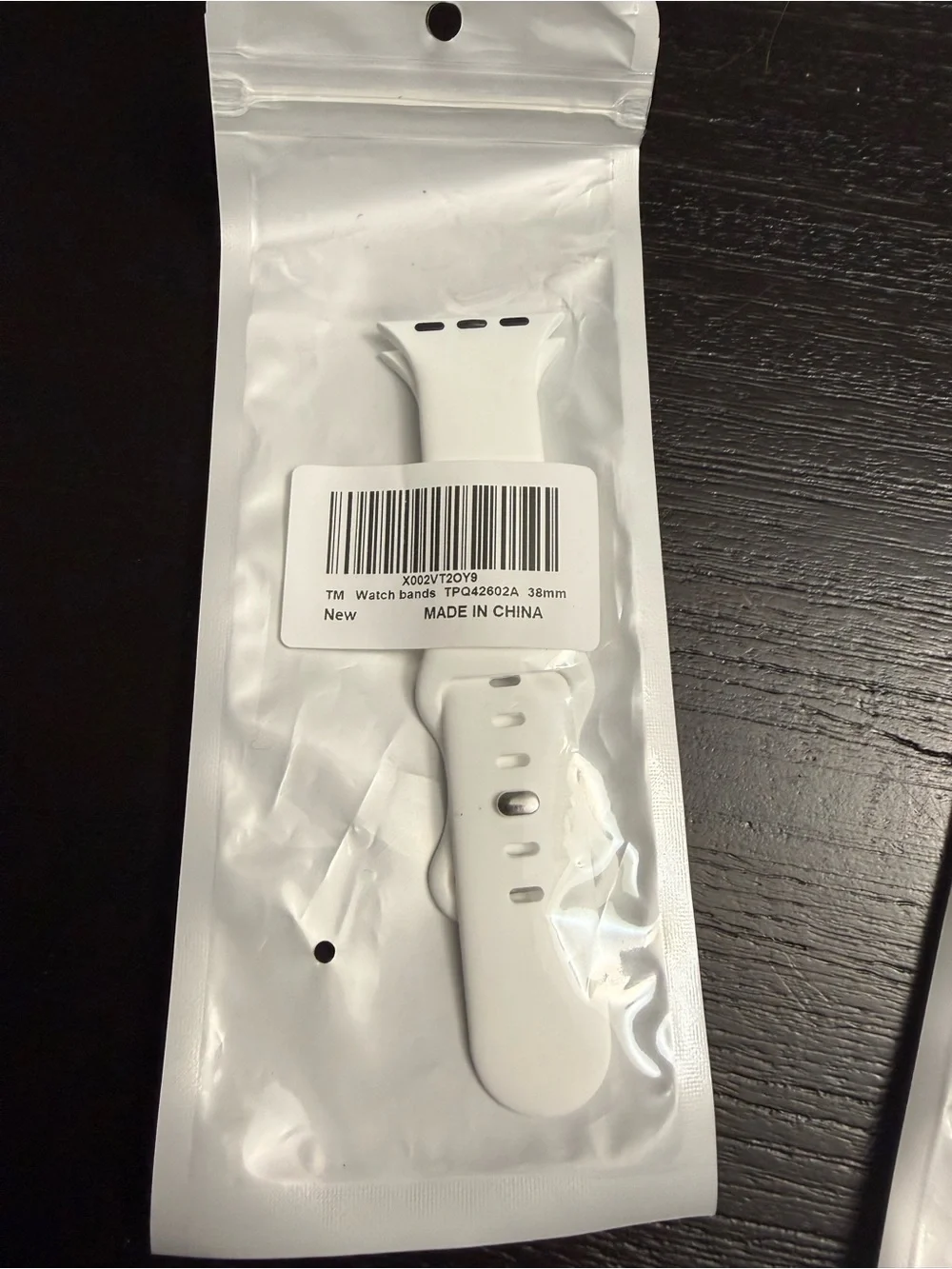 Set of White Silicone Sport Replacement Watch Bands (3) for Smartwatches